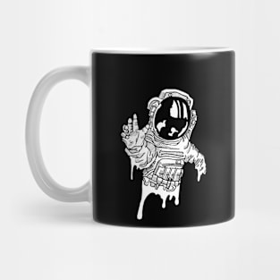 melting astronaut Mug
